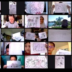 Twinkle Monster Art Studio - TMAS Thursday Art Creation Online Class--60min