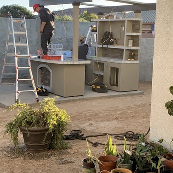 Kokomo Grills - Central Phoenix - Putting the roof on - Grilling Equipment Near Me - Phoenix, Arizona