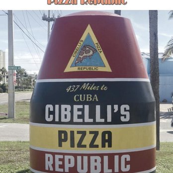 Cibelli's Pizza - Look for the Key West replica - Cibelli's buoy on A1A! - Pizza Near Me - Satellite Beach, Florida Cibelli's Pizza - Look for the Key West replica - Cibelli's buoy on A1A! - Pizza Near Me - Satellite Beach, Florida