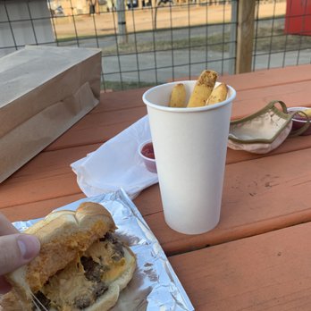 Eh! Burger - Patty melt and large fry - Burgers Near Me - Munising, Michigan