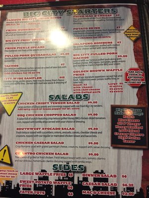 Menu photo 8 Big City Wings Houston, TX