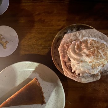 The Tyger - Coconut Bomb + Custard Brulee Vietnamese Coffee Tart - Cocktail Bars Near Me - New York, New York