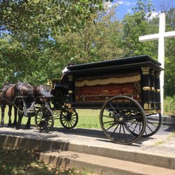 Robert D Brown Funeral Home - Robert D. Brown Funeral Home, Horse Drawn Funeral Hearse.
