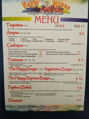 Menu photo 2 Happy Arepas Richmond, VA