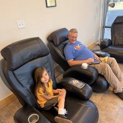 1ST IMPRESSIONS Orthodontics - Fun patients getting massages at 1ST IMPRESSIONS Orthodontics!