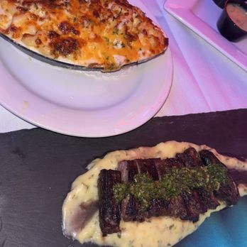 Alluvia - Chimichurri steak & three cheese macaroni and cheese - Steakhouses Near Me - Atlanta, Georgia