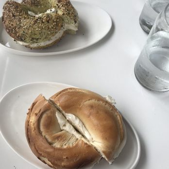 Proper Bagel - Lavender Honey cream cheese on sourdough, Rosemary garlic cream cheese on spinach everything - Bagels Near Me - Nashville, Tennessee Proper Bagel - Lavender Honey cream cheese on sourdough, Rosemary garlic cream cheese on spinach everything - Bagels Near Me - Nashville, Tennessee