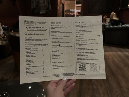 Menu photo 1 Coastal Wine Market Ponte Vedra, FL Menu photo 1 Coastal Wine Market Ponte Vedra, FL