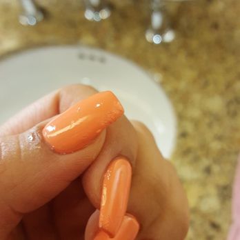 Classy Nail Spa - She didn't even try to even the nails out or coat them evenly - Nail Salons Near Me - Alameda, California Classy Nail Spa - She didn't even try to even the nails out or coat them evenly - Nail Salons Near Me - Alameda, California