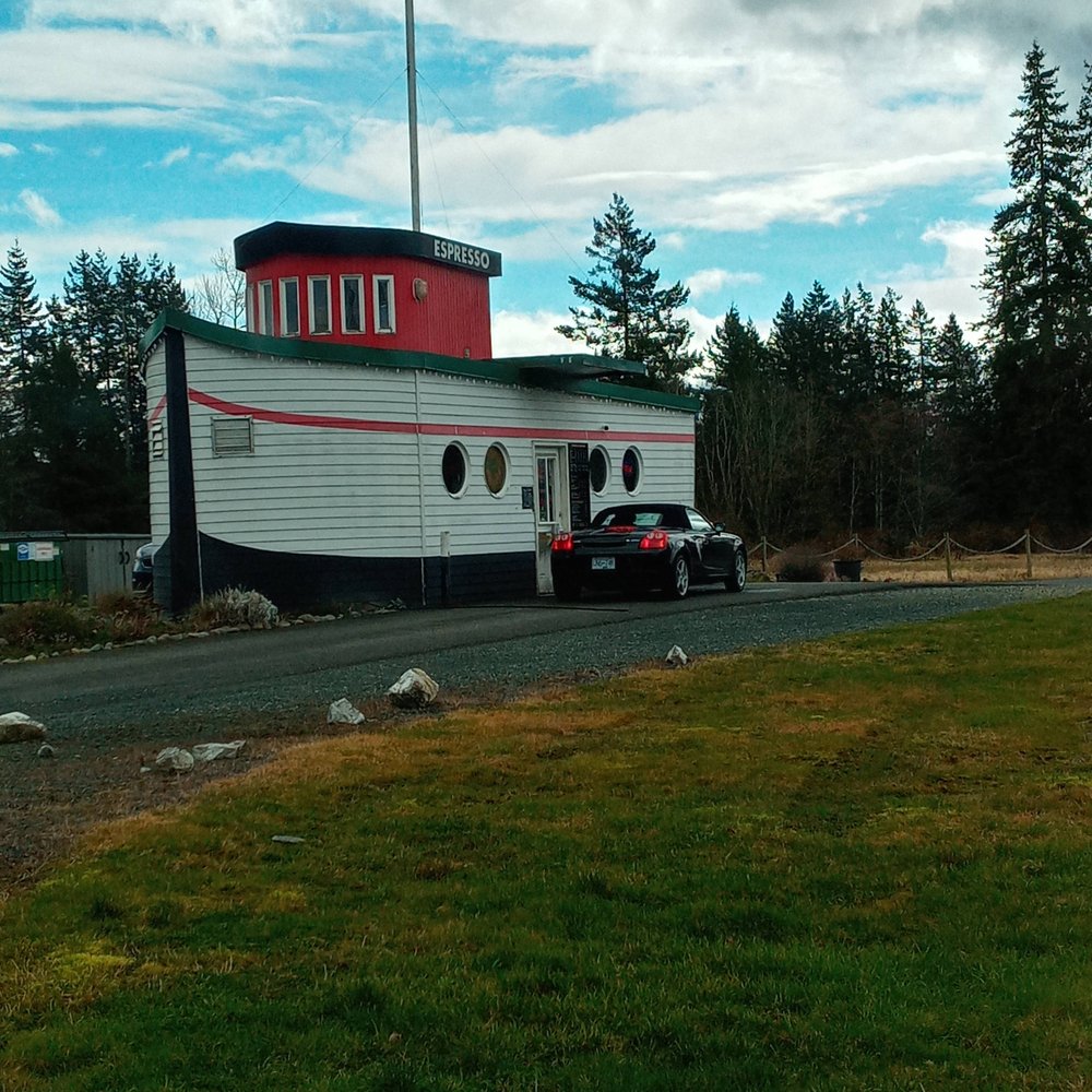 Steamers Espresso - a boat on the side of a road - Coffee & Tea Near Me - Blaine, Washington Steamers Espresso - a boat on the side of a road - Coffee & Tea Near Me - Blaine, Washington