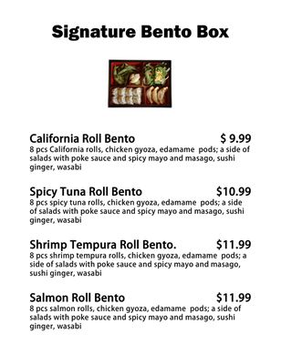 Menu photo 8 Sushi Secrets Berkeley, CA