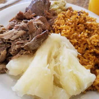 Los Hermanos - Yucca, rice with beans, pulled pork, beef. - Dominican Near Me - Washington, DC, District of Columbia Los Hermanos - Yucca, rice with beans, pulled pork, beef. - Dominican Near Me - Washington, DC, District of Columbia
