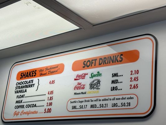 Menu photo 2 Dick's Seattle, WA