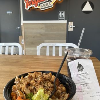 Teriyaki City Grill - Chicken Bowl special (6.99) with drink - Japanese Near Me - Hayward, California Teriyaki City Grill - Chicken Bowl special (6.99) with drink - Japanese Near Me - Hayward, California