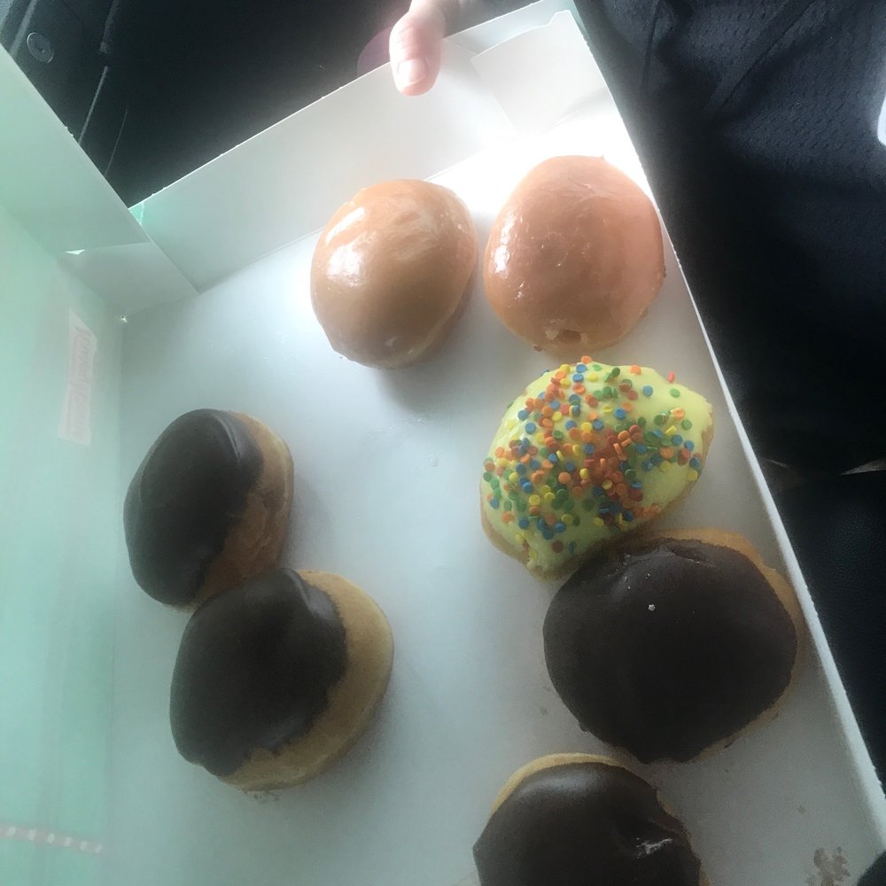 Smallest donuts in the history of Krispy Kreme.