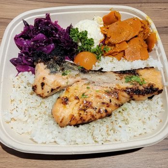 Guzzu Bento-ya - WILD SALMON BENTO - Japanese Near Me - Los Angeles, California
