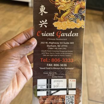 Orient Garden - Menu - Chinese Near Me - Durham, North Carolina Orient Garden - Menu - Chinese Near Me - Durham, North Carolina
