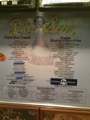 Menu photo 7 Big Star Drive-In Stroudsburg, PA