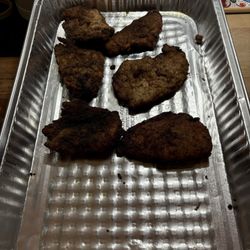 Santo's Italian Restaurant - Burnt chicken