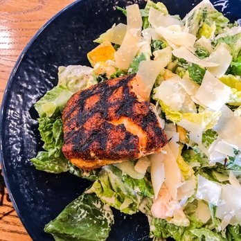 Pier 76 Fish Grill - Blackened Salmon Caesar Salad - Seafood Near Me - Riverside, California Pier 76 Fish Grill - Blackened Salmon Caesar Salad - Seafood Near Me - Riverside, California