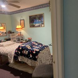 Abundant Life Medical Massage, Reflexology, Nutrition - New flannel sheets, floral bouquet with Micro fleece Christmas blanket
