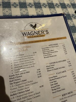 Menu photo 3 Wagner's Village Inn Oldenburg, IN Menu photo 3 Wagner's Village Inn Oldenburg, IN