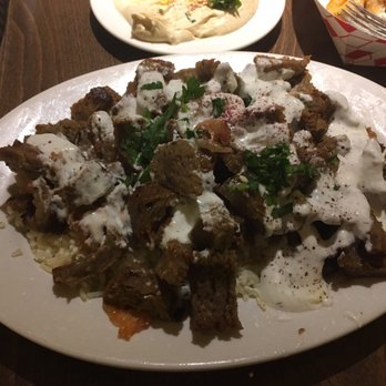 Garlic Crush - Gyro plate! Plenty of food. Very good! - Lebanese Near Me - Issaquah, Washington