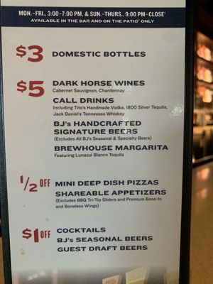 Menu photo 6 BJ's Restaurant & Brewhouse Lutz, FL