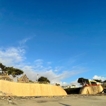 Miramar Beach - Bridge construction At Miramar Beach - Beaches Near Me - Half Moon Bay, California