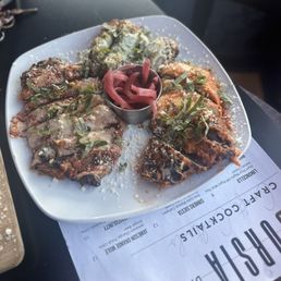 Chicken Parmesan trio