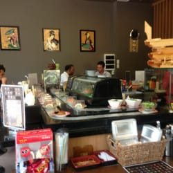 Asadal Korean Japanese Restaurant - Sushi belt. Take and eat what you want.