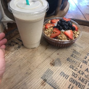 Juice Mill - Banana builder shake with the acai bowl - Juice Bars & Smoothies Near Me - Bridgewater, Massachusetts Juice Mill - Banana builder shake with the acai bowl - Juice Bars & Smoothies Near Me - Bridgewater, Massachusetts