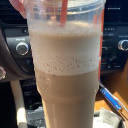 Dunkin' - A "blended" cappuccino.... Not blended, no whip... not good!