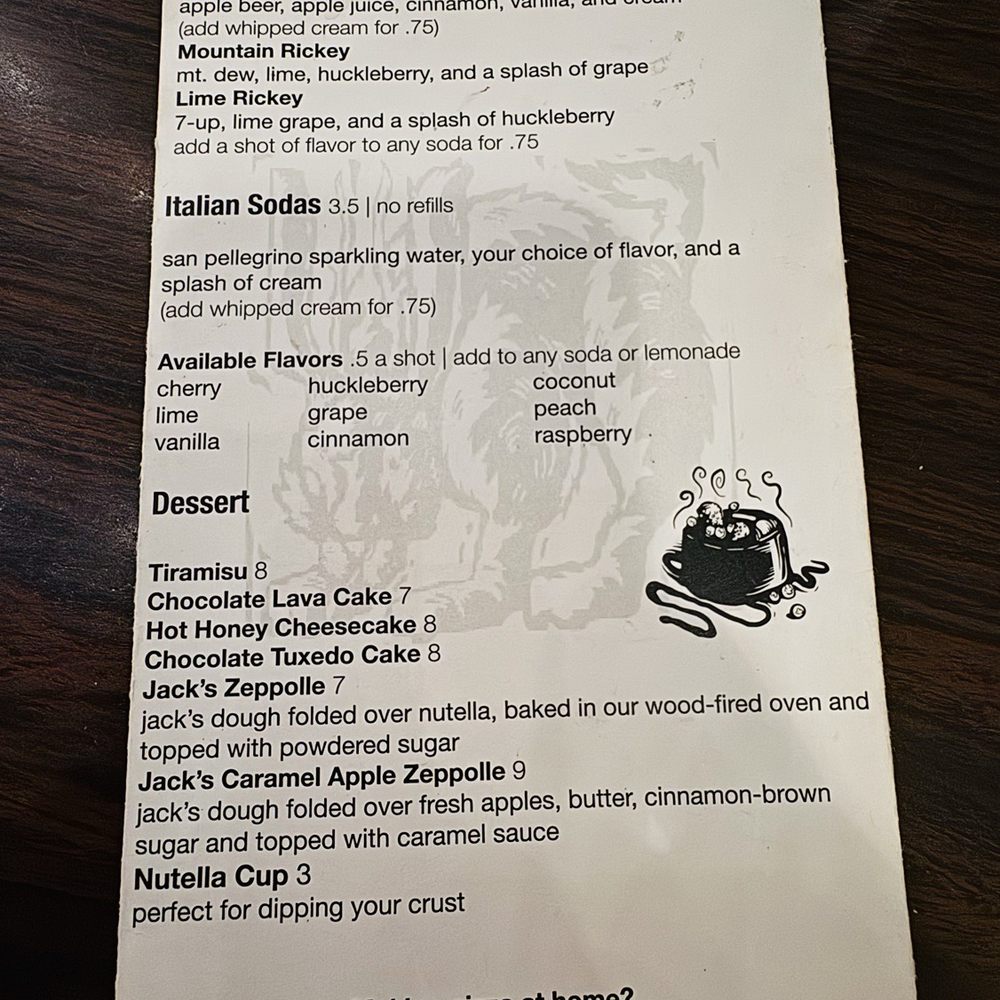 Jack's Wood Fired Oven - Menu - Pizza Near Me - Logan, Utah Jack's Wood Fired Oven - Menu - Pizza Near Me - Logan, Utah