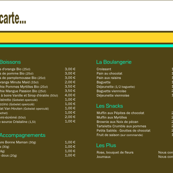 Petit Déj' Express - La Carte... - Food Delivery Services Near Me