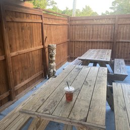 Outdoor seating area