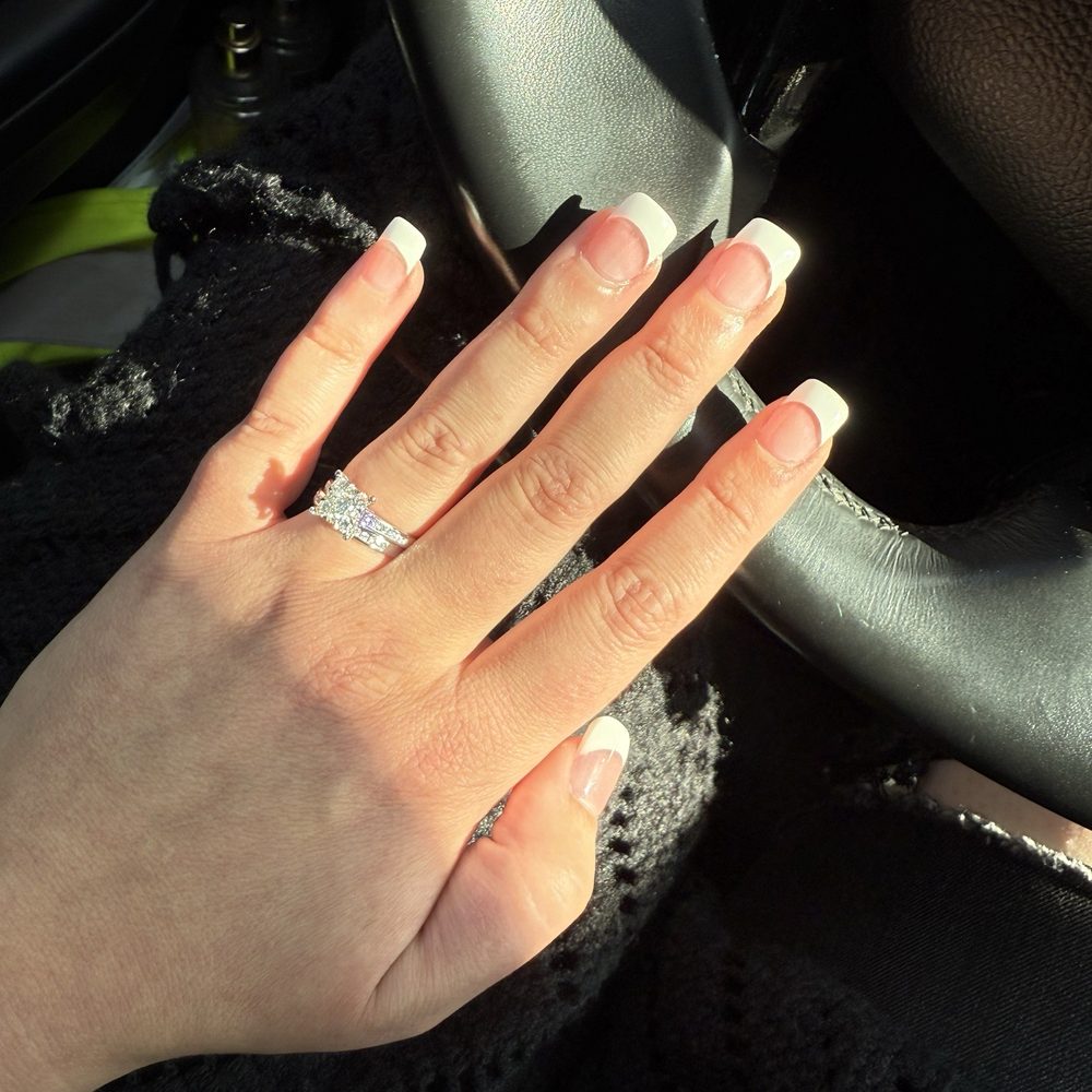 Lovely Nails Spa - Full set French - Nail Salons Near Me - Lancaster, Pennsylvania