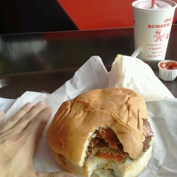 Jim's Burger Haven - The Double 6" with a Strawberry Shake!!  OH YEAH!!! - Burgers Near Me - Westminster, Colorado