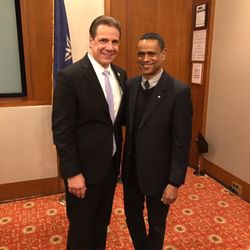 Pediatrics 2000 at 135 Street - Dr Juan Tapia with Gov Andrew Cuomo