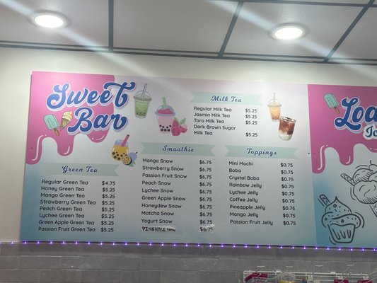 Menu photo 2 Sweet Bar San Leandro, CA