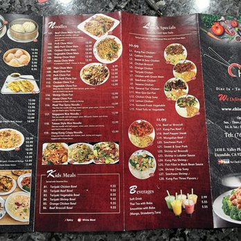 China Fun - Menu. - Chinese Near Me - Escondido, California