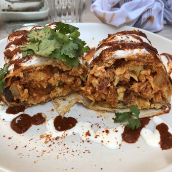Oxomoco - Chorizo Burrito ($14) - Mexican Near Me - Brooklyn, New York