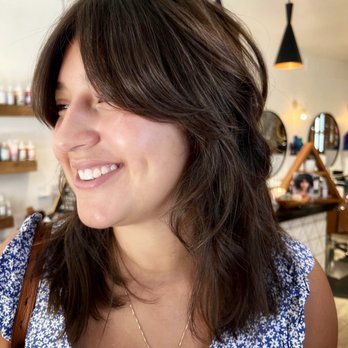 Artistry by Ariella - Shaggy Haircut with curtain bangs - Hair Stylists Near Me - Frisco, Texas Artistry by Ariella - Shaggy Haircut with curtain bangs - Hair Stylists Near Me - Frisco, Texas