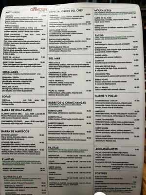 Menu photo 5 Cancun Grill Miami Lakes, FL