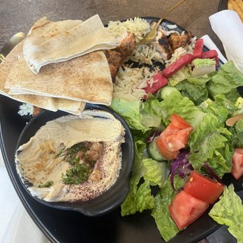 Kababstic Mediterranean Grill - Chicken kabob plate - Mediterranean Near Me - Arcadia, California