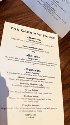Menu photo 2 The Carriage House Darrow, LA