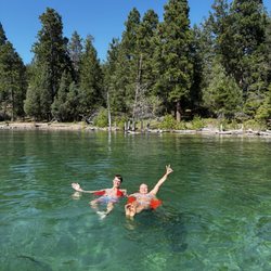 Big Arm Boat Rentals And Rides - Stopping for a swim