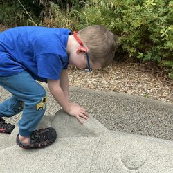 Barrows Park - My son's favorite park.  He likes climbing on all the statues at the park and then going to both of the play structures.