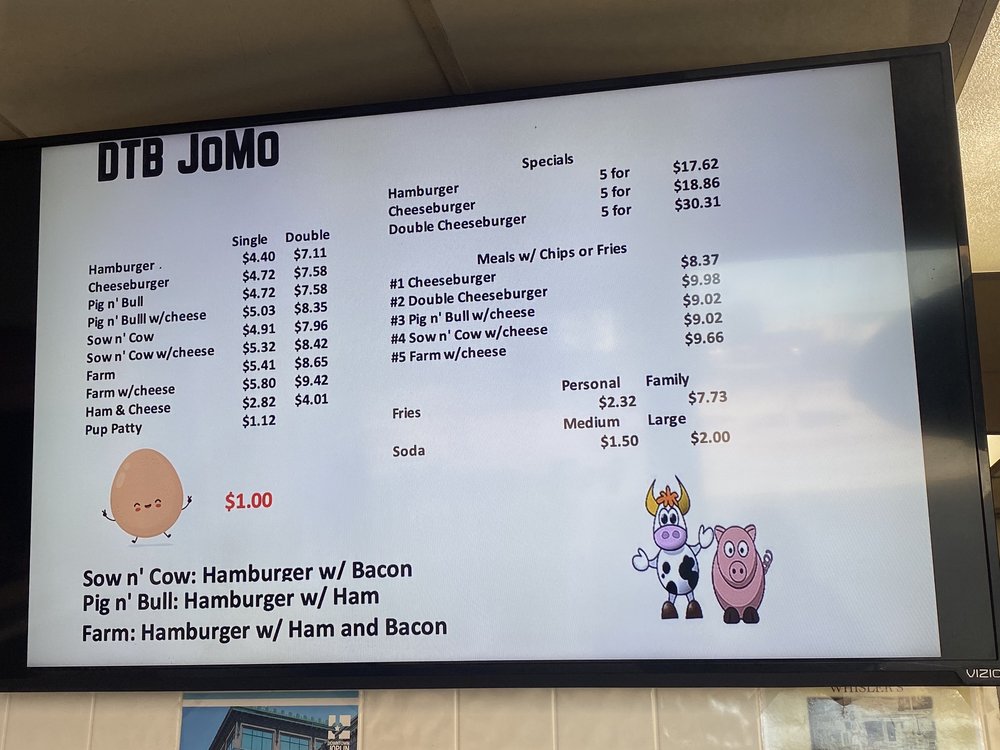 Food from Downtown Burgers