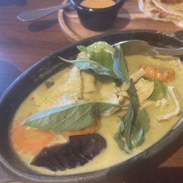 Green curry with chicken Green curry with chicken